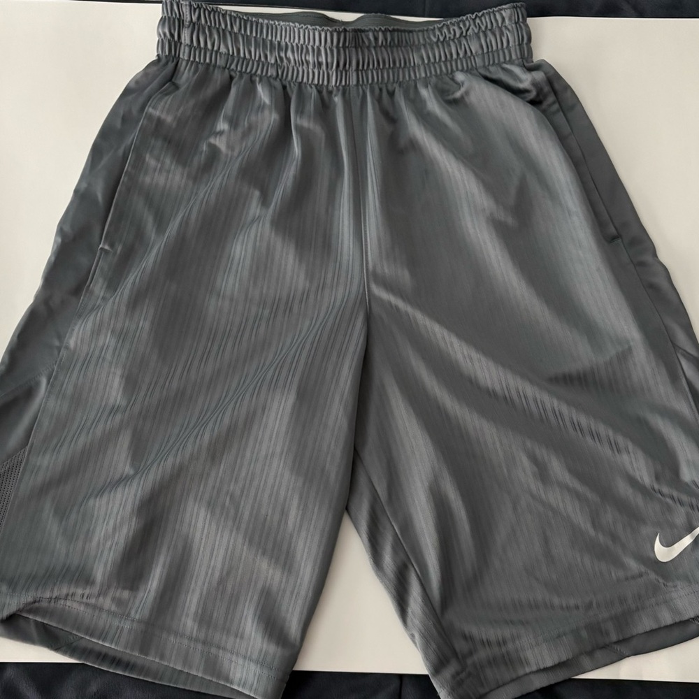 Nike Men's Charcoal Gray Athletic Shorts